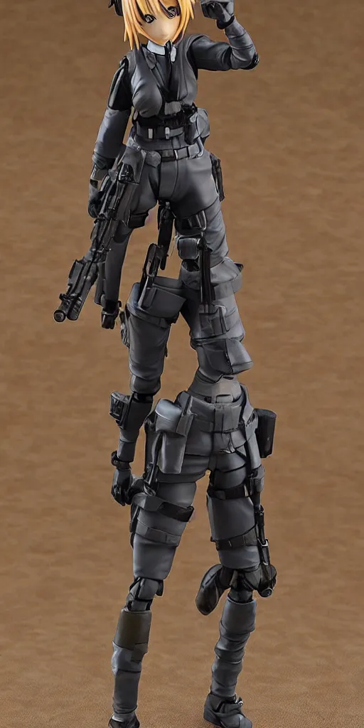 Image similar to anime female soldier action figure