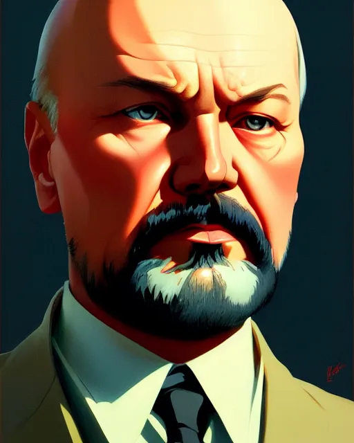 Prompt: lenin!!!, fine - face, audrey plaza, realistic shaded perfect face, fine details. anime. realistic shaded lighting poster by ilya kuvshinov, magali villeneuve, artgerm, jeremy lipkin and michael garmash and rob rey