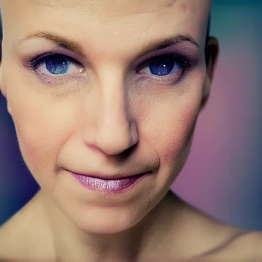 Prompt: mr. clean, woman, beautiful, photograph, high detail, sharp focus, pastel colors, godrays