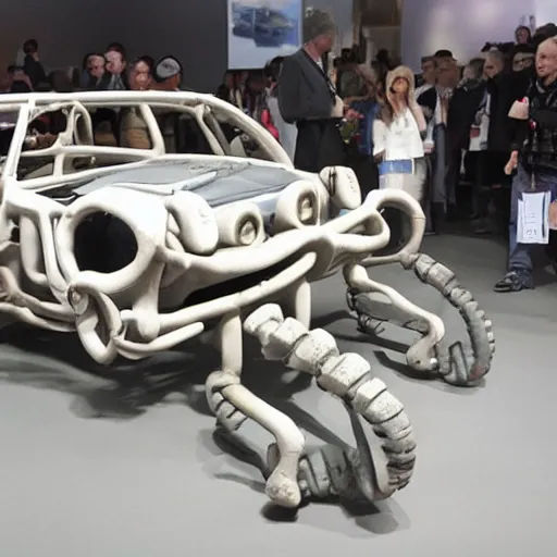 Image similar to a car with arms and legs