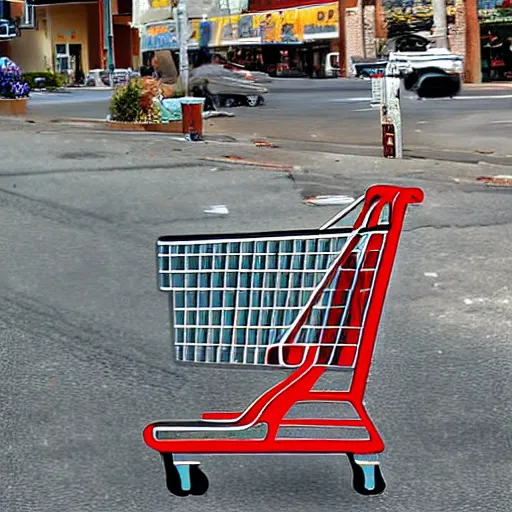 Image similar to a photograph of shopping cart jesus : savior of the downtrodden