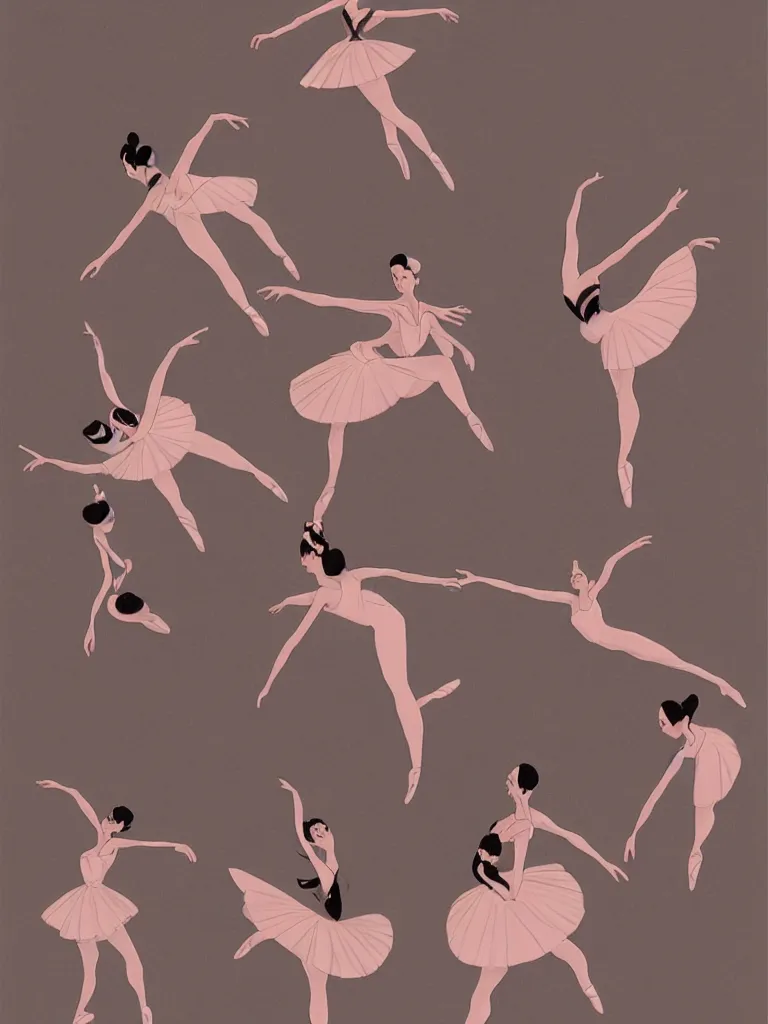 Prompt: ballerinas from overhead by disney concept artists, blunt borders, rule of thirds