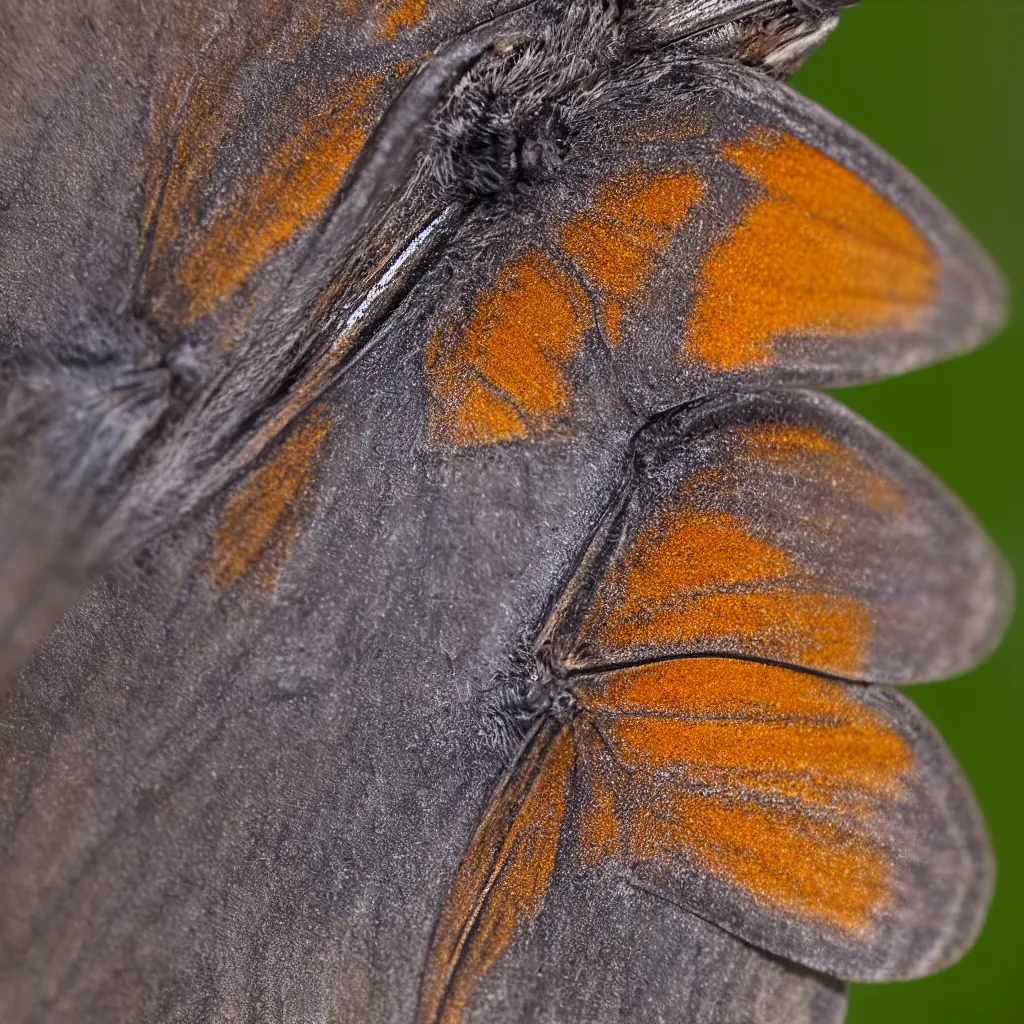 Prompt: a stunning photograph of a macro butterfly, 8 k, natural lighting