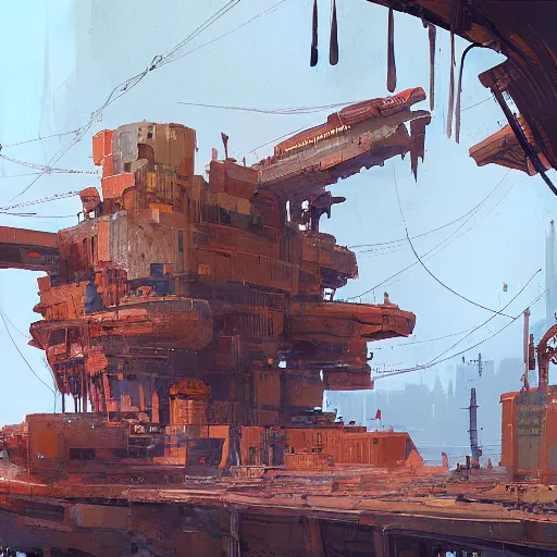 Image similar to an incredible mega structure by ian mcque