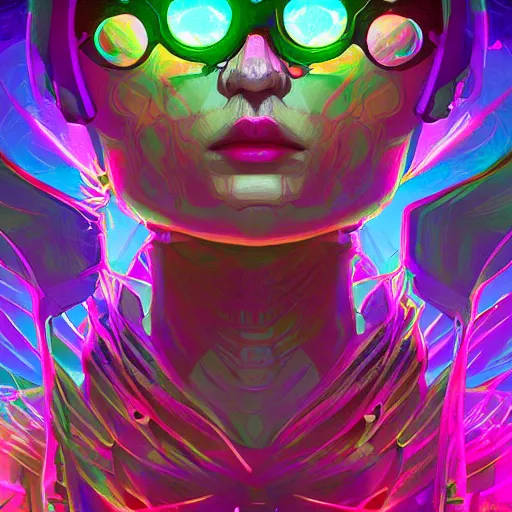 Image similar to skill magic geek inside matrix deepdream radiating a glowing aura stuff loot legends stylized digital illustration video game icon artstation lois van baarle, ilya kuvshinov, rossdraws,