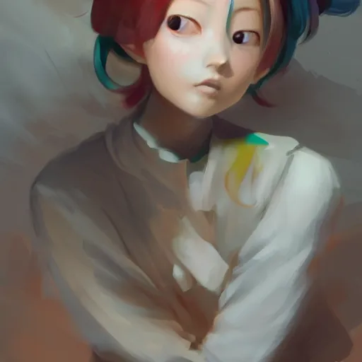 Image similar to beautiful huggy-wuggy from poppy-playtime the video game, digital painting by Hiyao Miyazaki, Studio Ghibli, Yanjun Cheng, portrait, cinematic lighting, highly detailed, concept art, Atmosphere, illustration, smooth, sharp focus, editor's pickup, trending on artstation, trending on deviantart