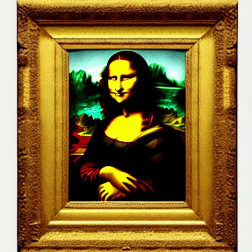 Image similar to mona lisa as a fox