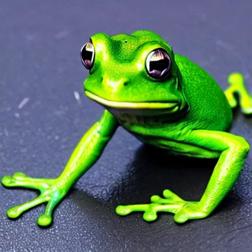 Prompt: will smith frog hybrid