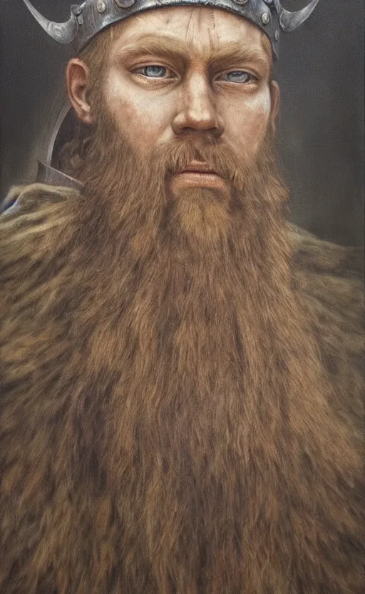 portrait of Einar the viking from Vinland Saga,, Stable Diffusion
