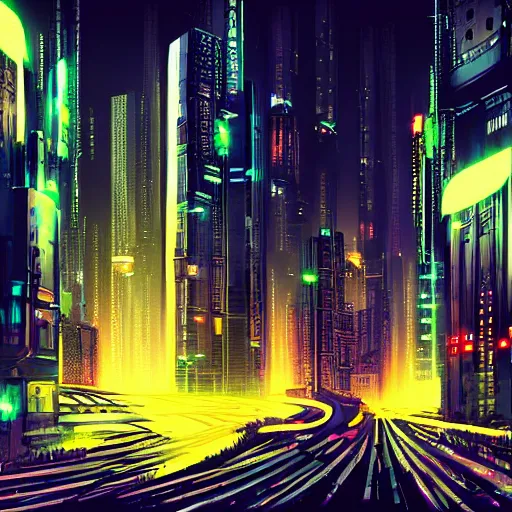 city, cyberpunk, ultrawide, 4K, futuristic city, futuristic