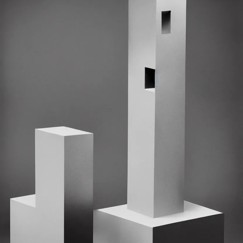 Prompt: an impossible quantum readymade machine by Marcel Duchamp on a pedestal, packshot, by Irving Penn and Man Ray, 4k