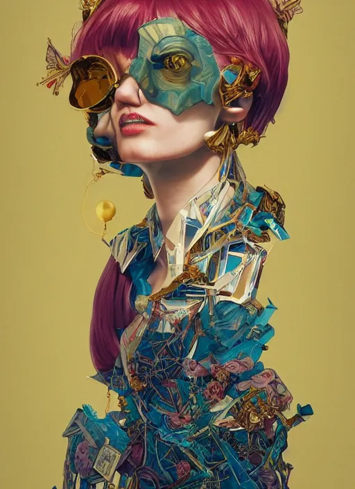 Prompt: gold :: by Martine Johanna and Simon Stålenhag and Chie Yoshii and wlop and Guillermo del toro :: ornate, dynamic, particulate, rich colors, elegant, centered, artstation, smooth, sharp focus, octane render, 3d