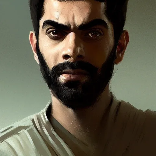 Image similar to A portrait of Rahul Kohli, sith, star wars art, art by greg rutkowski, matte painting, trending on artstation