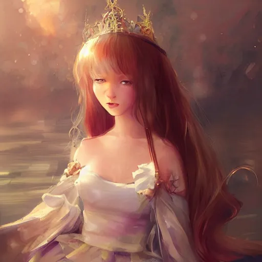 Image similar to princess by wlop