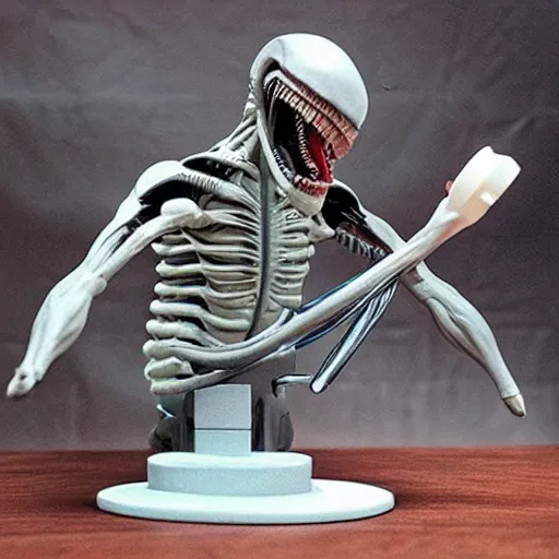 Image similar to xenomorph on a surgical table.