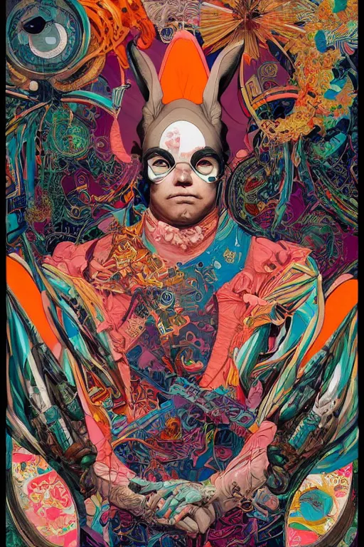 Prompt: Tristan Eaton, victo ngai, peter mohrbacher, artgerm Big chungus portrait