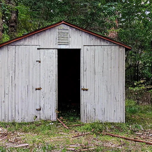 Prompt: ((((Abandoned)))) shed