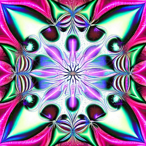 Image similar to Fractal Artwork in the style of Missy Gainer, deviantart