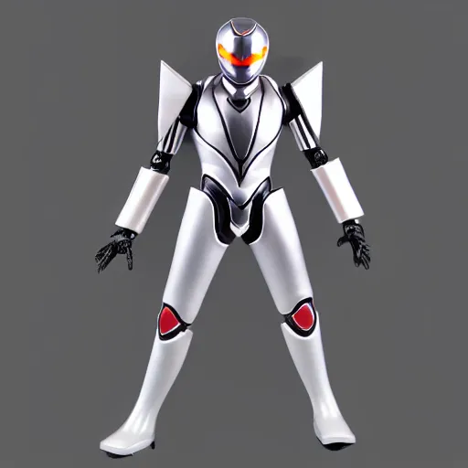 Image similar to Bio mechanical Kamen Rider, glowing eyes, daytime, grey rubber undersuit, segmented armor