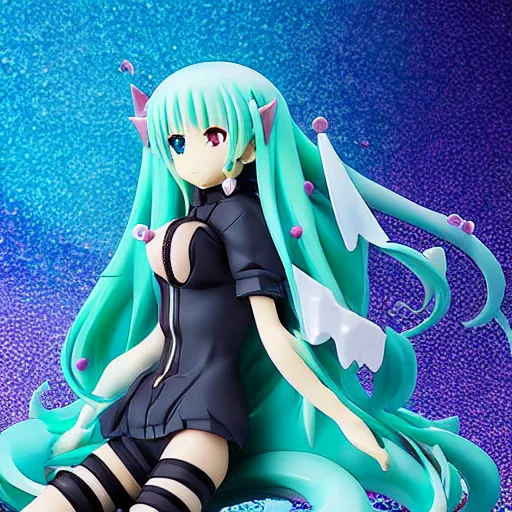 Image similar to anime figurine of cosmic horrors, personification, official store photo, commercial photo, featured on amiami, 4 k, 8 5 mm, beautiful composition