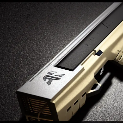 Prompt: A long shot Octane render of a Glock 18, 4k, ultra HD