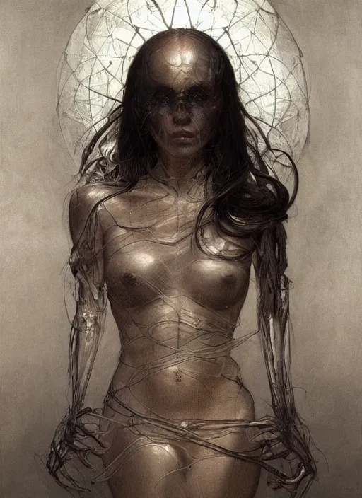 Prompt: opaque one, physically accurate, moody dynamic lighting, very very intricate, very very elegant, highly detailed, digital painting, artstation, HR GIGER, Hieronymus Bosch, Francis Bacon, concept art, smooth, very beautiful, sharp focus, illustration, art by artgerm and greg rutkowski and alphonse mucha