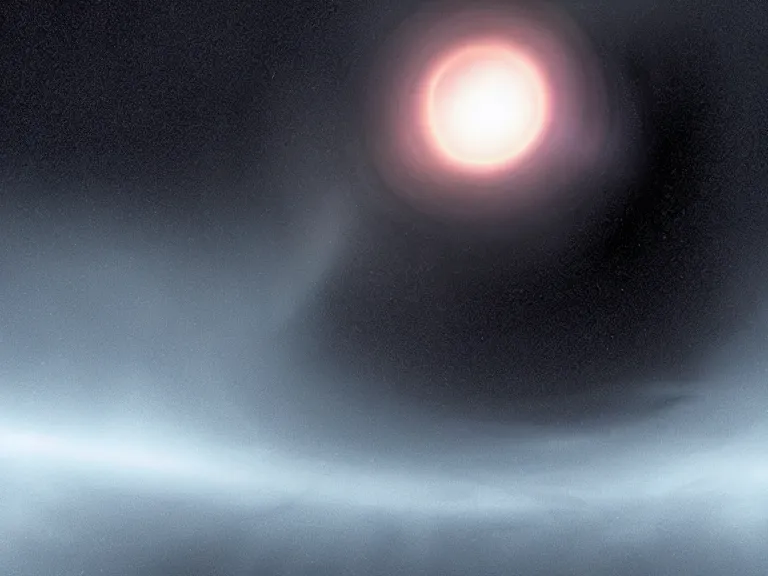 Prompt: a black hole as seen in interstellar. gargantua, scifi scene, vacuum of space, volumetric lighting, high resolution