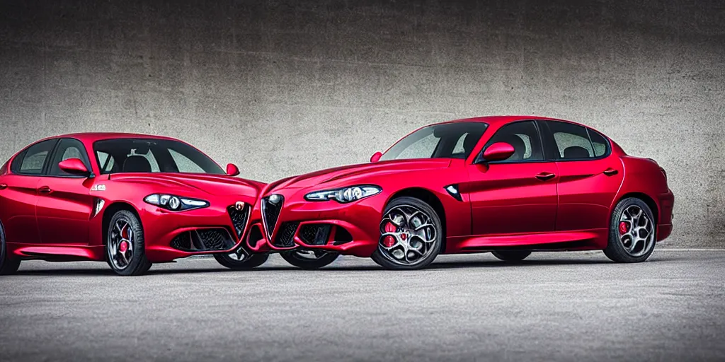 Image similar to “2000s Alfa Romeo Giulia Quadrifoglio”