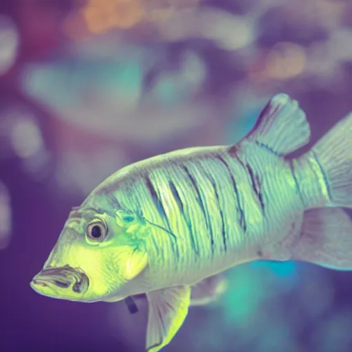 Prompt: a close up photograph of fishbeer, shallow depth of focus