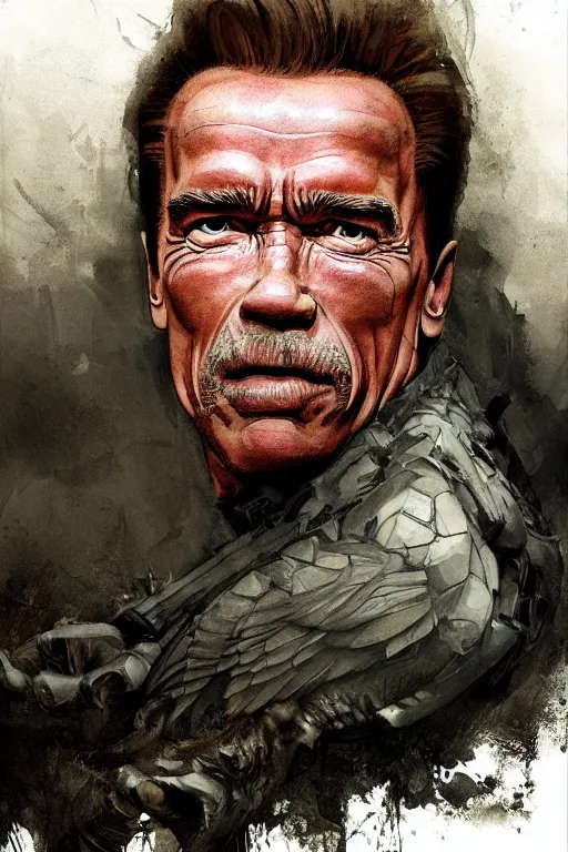 Image similar to arnold schwarzenegger, sorcerer, lord of the rings, tattoo, decorated ornaments by carl spitzweg, ismail inceoglu, vdragan bibin, hans thoma, greg rutkowski, alexandros pyromallis, perfect face, fine details, realistic shaded