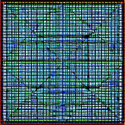 Image similar to thousands of mbg aligned in a grid, isometric, 8 k resolution