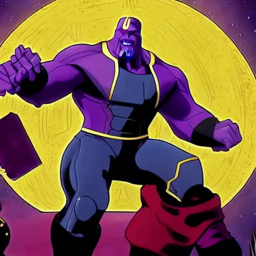 Image similar to thanos in arthur ( tv series )