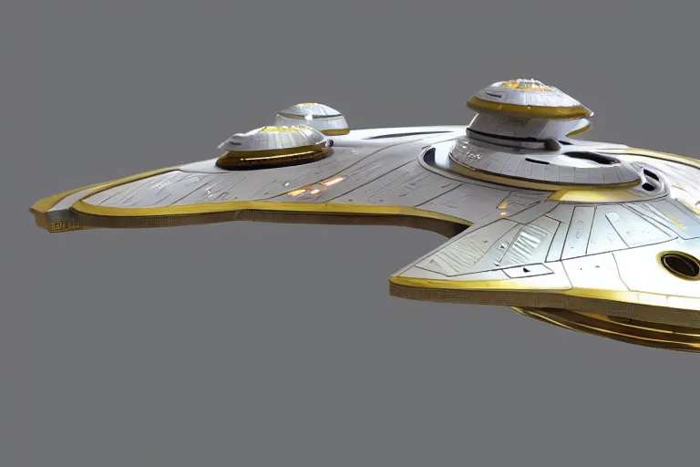 Prompt: starship uss enterprise, ncc 1 7 0 1 d