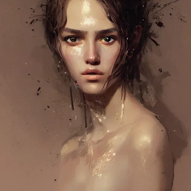 Image similar to beauty girl, hyper detailed, insane details, intricate, elite, elegant, luxury, by ismail inceoglu dragan bibin hans thoma greg rutkowski alexandros pyromallis rene maritte illustrated, perfect face, fine details, realistic shaded, fine - face, pretty face