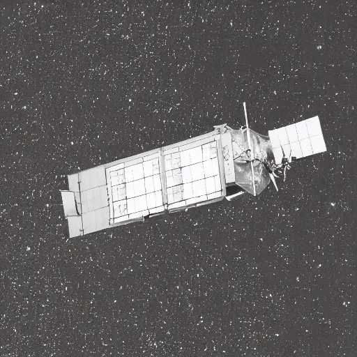 Prompt: a sleeping satellite