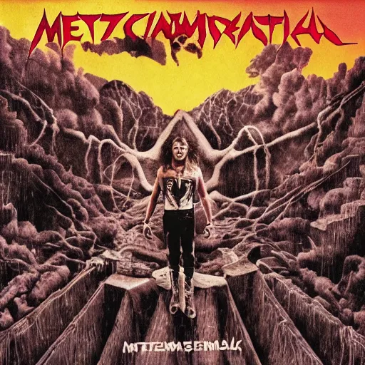 Image similar to metallica album cover