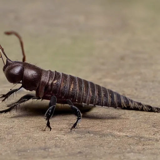 Prompt: binturong mole cricket hybrid