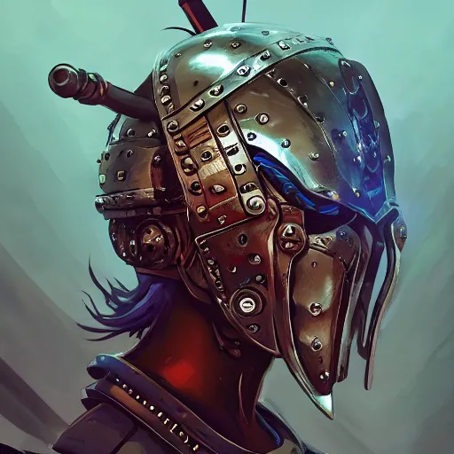 Image similar to cyberpunk viking helmet mask warrior goddess robot ninja fantasy, art gta 5 cover, official fanart behance hd artstation by jesper ejsing, by rhads, makoto shinkai and lois van baarle, ilya kuvshinov, ossdraws