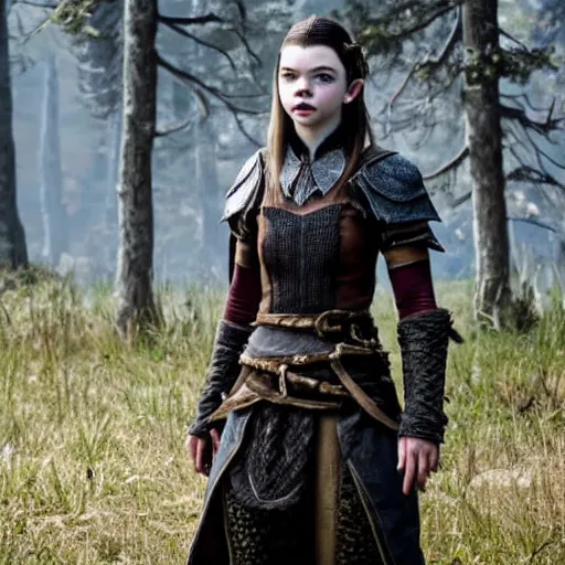 Image similar to Anya Taylor-joy as character in Skyrim