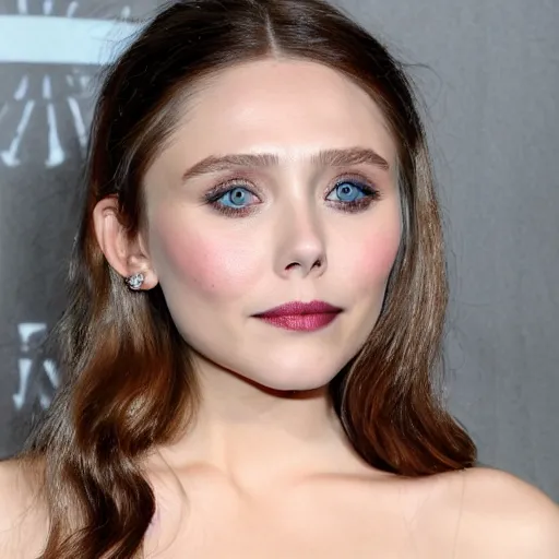 Image similar to elizabeth olsen mixed with gal godot