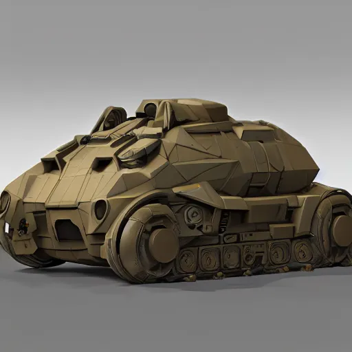 Image similar to hard surface, kitbashing component, based on realistic low poly convex shape, symmetric, unreal engine