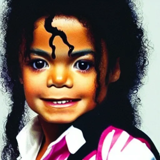 Prompt: the child of michael jackson and jennifer lopez