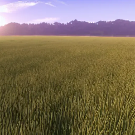 Image similar to a giant field, clear sky, unreal engine, detailed, beautiful