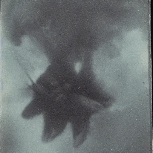 Image similar to tintype photo, underwater, tornado