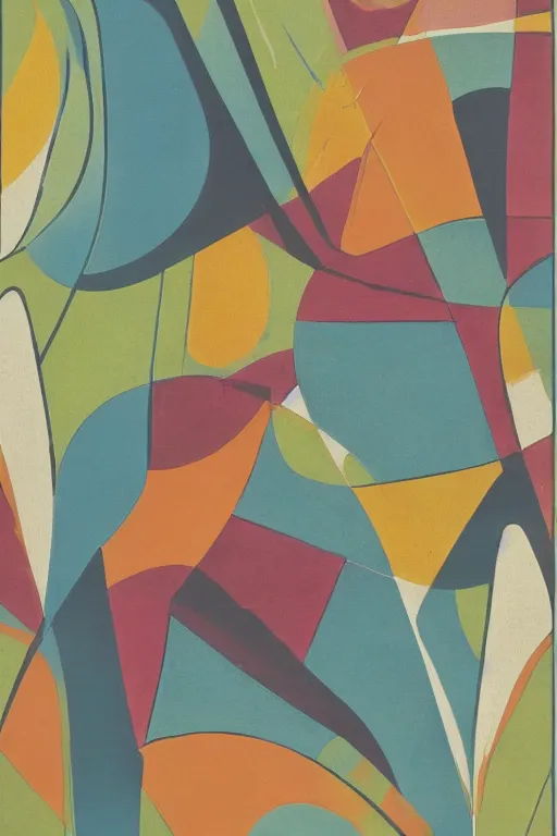 Image similar to mid century modern art atomic 5 0 s by beth adler