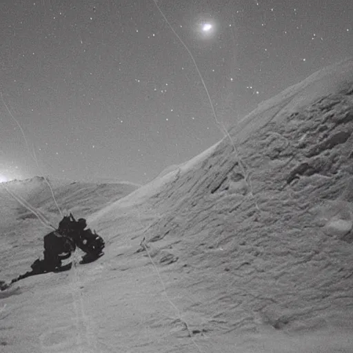 Prompt: extraterrestrial captured at night by russian special forces