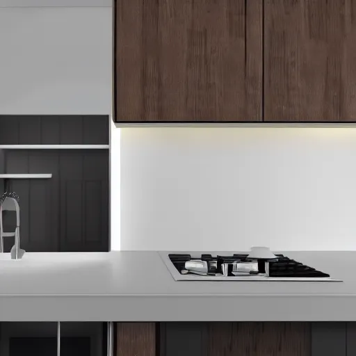 Image similar to realistic render of a modern kitchen, archviz