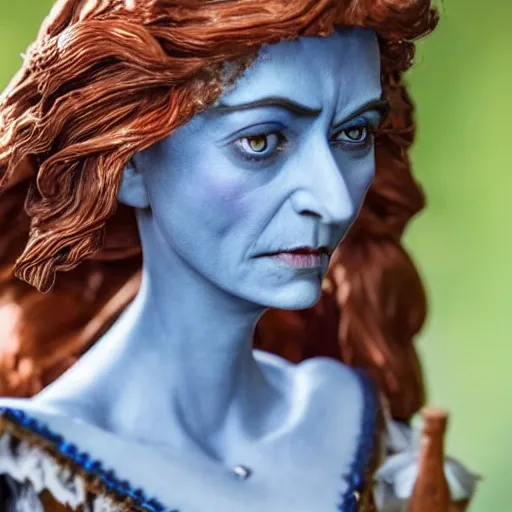 Prompt: photo taken of an epic intricate, ultra detailed, super realistic bust of a majestic gracious regal beautiful aristocratic victorian female vampire stop motion puppet created by weta workshop directed by tim burton, menacing, some zoomed in shots, photorealistic, sharp focus, extremely cold blueish colour temperature, 3 5 mm, f 1. 4