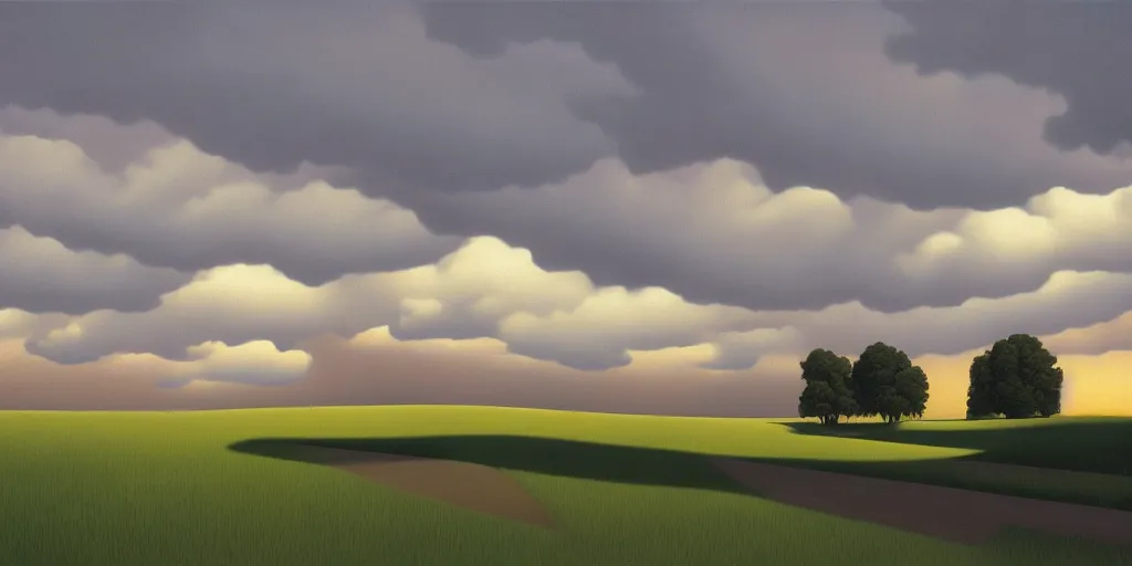 Image similar to storm, summer evening, kenton nelson