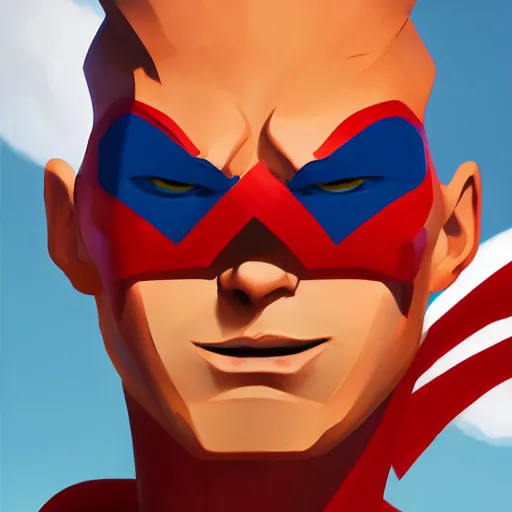 Image similar to face icon stylized minimalist superman, loftis, cory behance hd by jesper ejsing, by rhads, makoto shinkai and lois van baarle, ilya kuvshinov, rossdraws global illumination